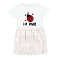 thumbnail image 1 of Inktastic Ladybug 2nd Birthday Cute 2 Year Old Girls Toddler Dress, 1 of 5