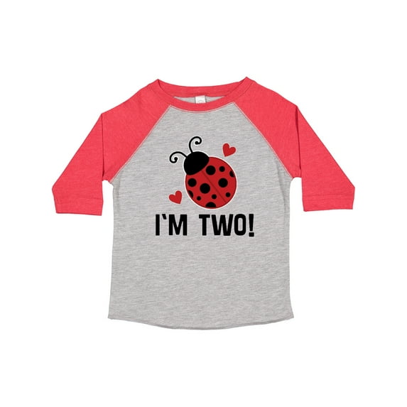 Inktastic Ladybug 2nd Birthday Cute 2 Year Old Girls Toddler T-Shirt