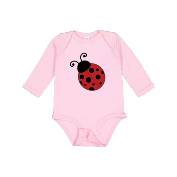 Inktastic Ladybug Boys or Girls Long Sleeve Baby Bodysuit