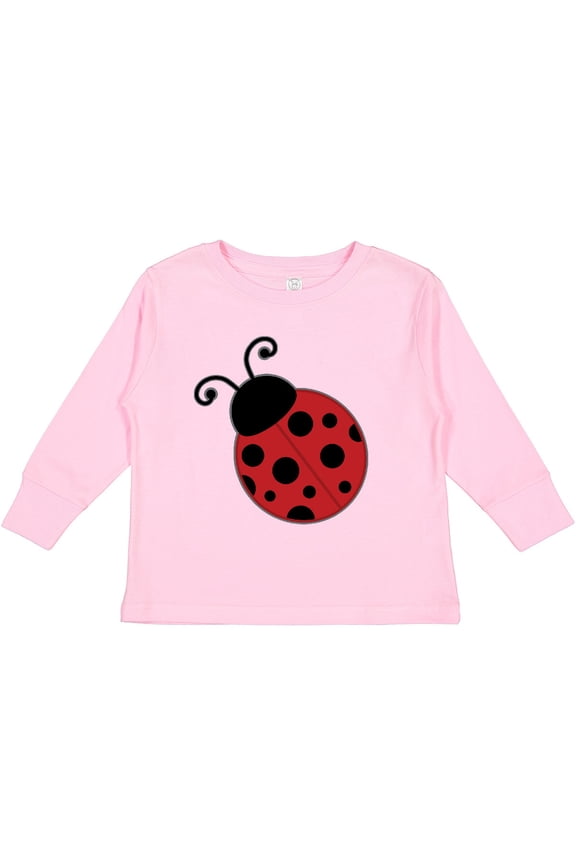 Ladybug Boys or Girls Long Sleeve Toddler T-Shirt