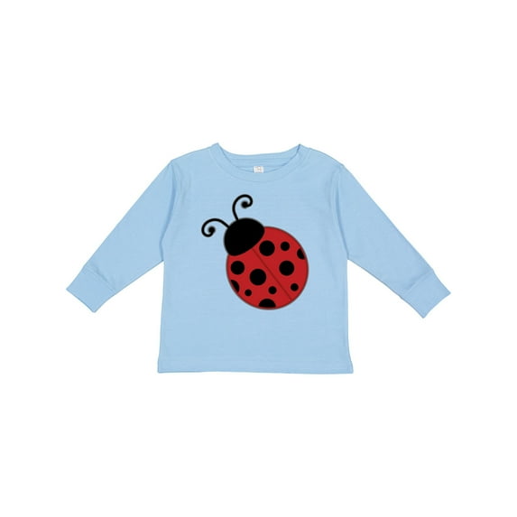 Inktastic Ladybug Boys or Girls Long Sleeve Toddler T-Shirt
