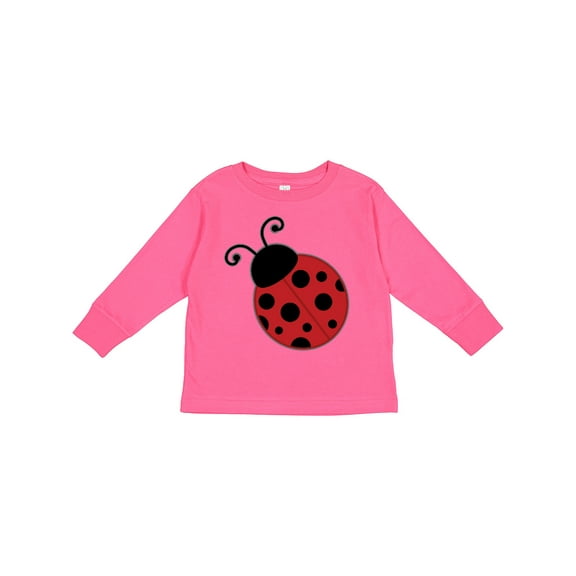 Inktastic Ladybug Boys or Girls Long Sleeve Toddler T-Shirt