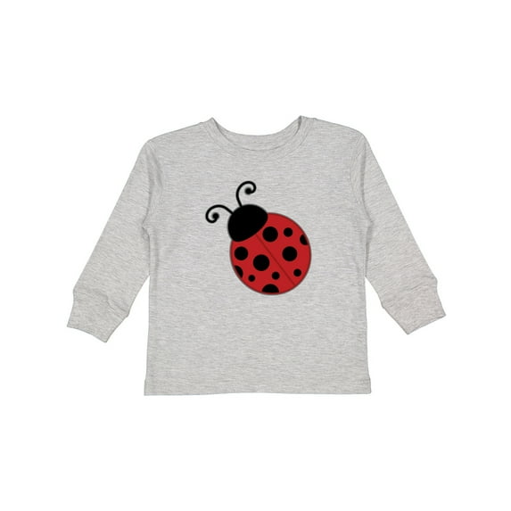 Inktastic Ladybug Boys or Girls Long Sleeve Toddler T-Shirt