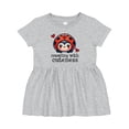 thumbnail image 1 of Inktastic Ladybug Cute Crawling Girls Baby Dress, 1 of 5