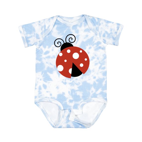 Inktastic Ladybug, Cute Ladybug, Red Ladybug, Ladybird Girls Baby Bodysuit