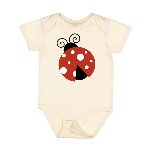 Inktastic Ladybug, Cute Ladybug, Red Ladybug, Ladybird Girls Baby Bodysuit