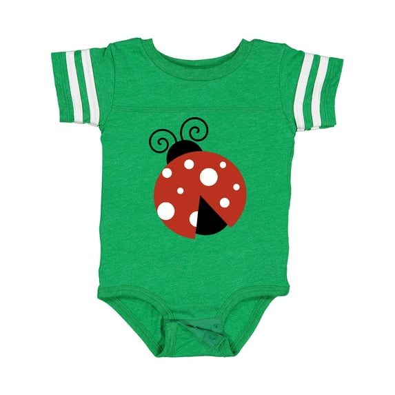Inktastic Ladybug, Cute Ladybug, Red Ladybug, Ladybird Girls Baby Bodysuit