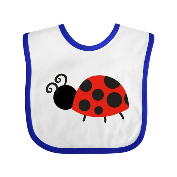 Inktastic Ladybug Girls Baby Bib