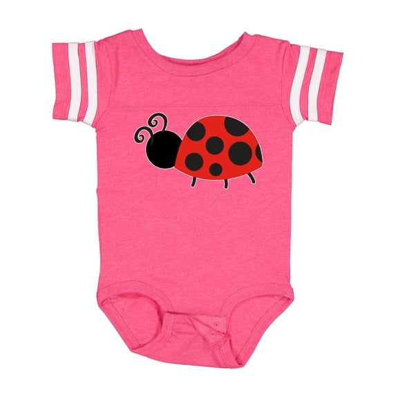 Inktastic Ladybug Girls Baby Bodysuit