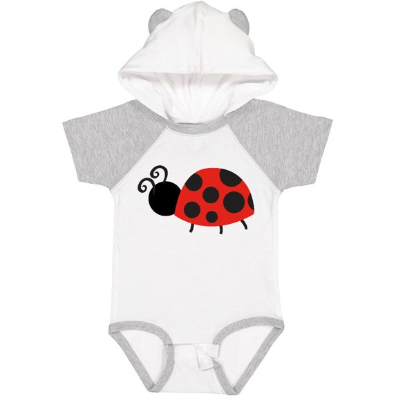 Inktastic Ladybug Girls Baby Bodysuit