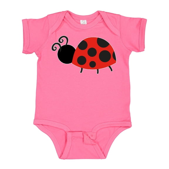Inktastic Ladybug Girls Baby Bodysuit