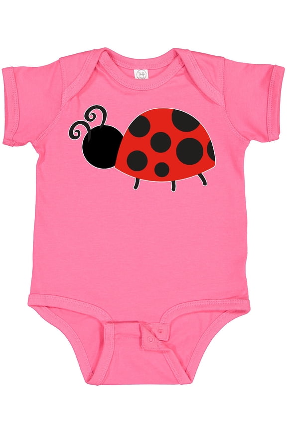 Ladybug Girls Baby Bodysuit