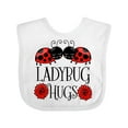 thumbnail image 1 of Inktastic Ladybug Hugs Cute Pair of Ladybugs Boys or Girls Baby Bib, 1 of 4