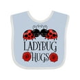 thumbnail image 1 of Inktastic Ladybug Hugs Cute Pair of Ladybugs Boys or Girls Baby Bib, 1 of 4