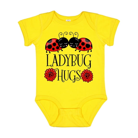 Inktastic Ladybug Hugs Cute Pair of Ladybugs Boys or Girls Baby Bodysuit