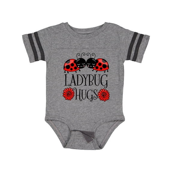 Inktastic Ladybug Hugs Cute Pair of Ladybugs Boys or Girls Baby Bodysuit