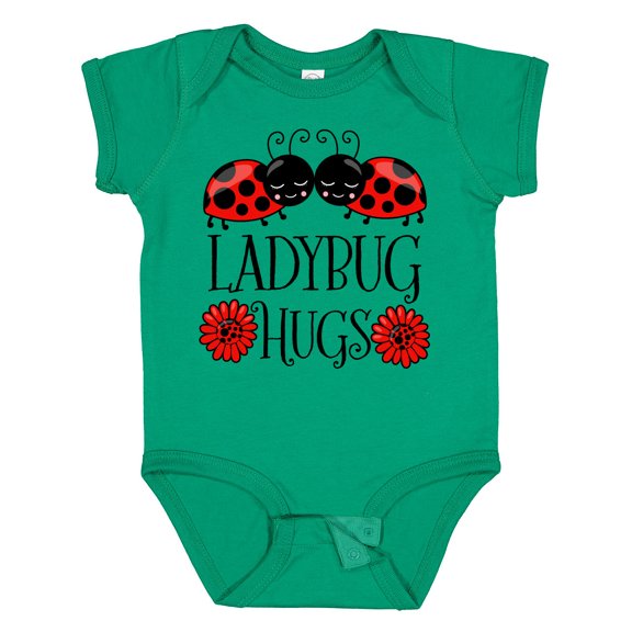 Inktastic Ladybug Hugs Cute Pair of Ladybugs Boys or Girls Baby Bodysuit