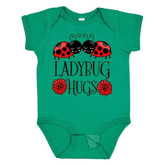 Inktastic Ladybug Hugs Cute Pair of Ladybugs Boys or Girls Baby Bodysuit