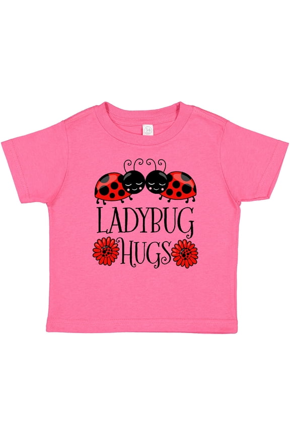 Ladybug Hugs Cute Pair of Ladybugs Boys or Girls Baby T-Shirt