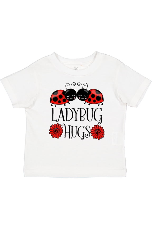 Ladybug Hugs Cute Pair of Ladybugs Boys or Girls Baby T-Shirt