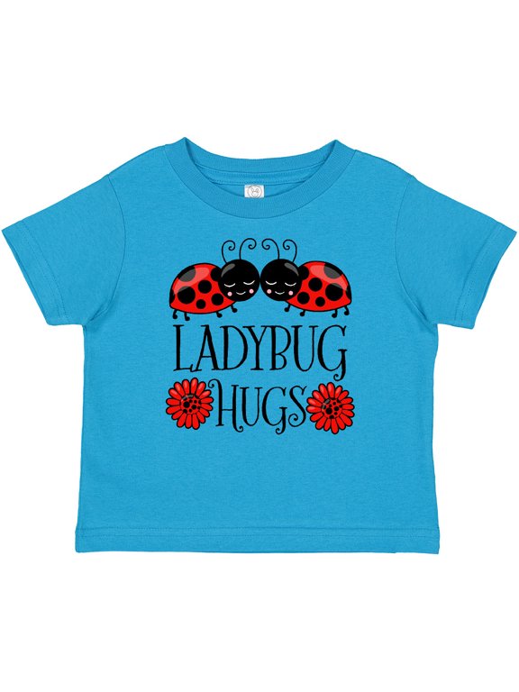 Ladybug Hugs Cute Pair of Ladybugs Boys or Girls Baby T-Shirt
