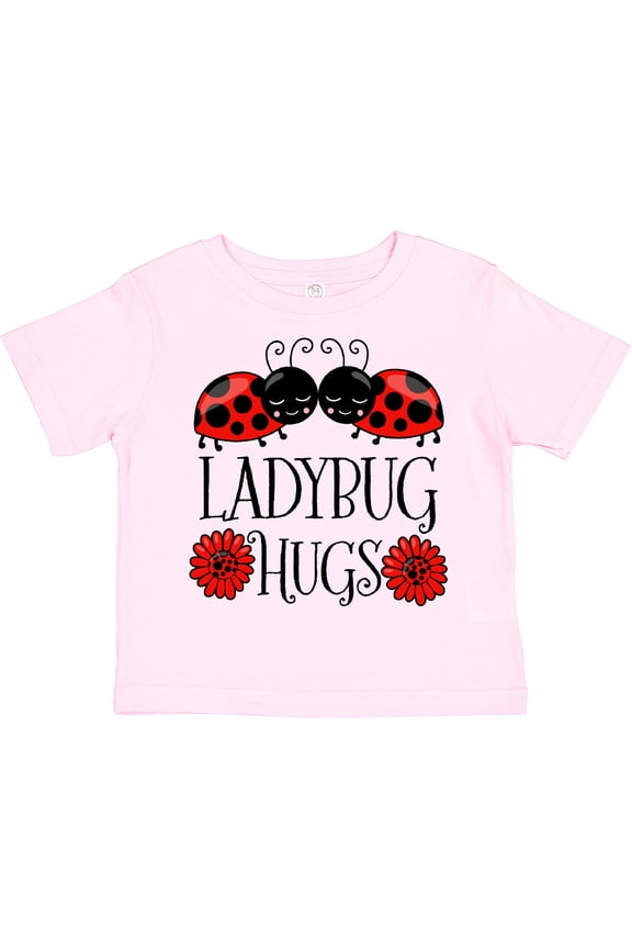 Ladybug Hugs Cute Pair of Ladybugs Boys or Girls Toddler T-Shirt