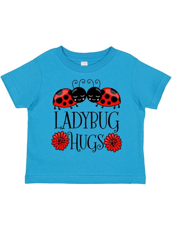 Ladybug Hugs Cute Pair of Ladybugs Boys or Girls Toddler T-Shirt