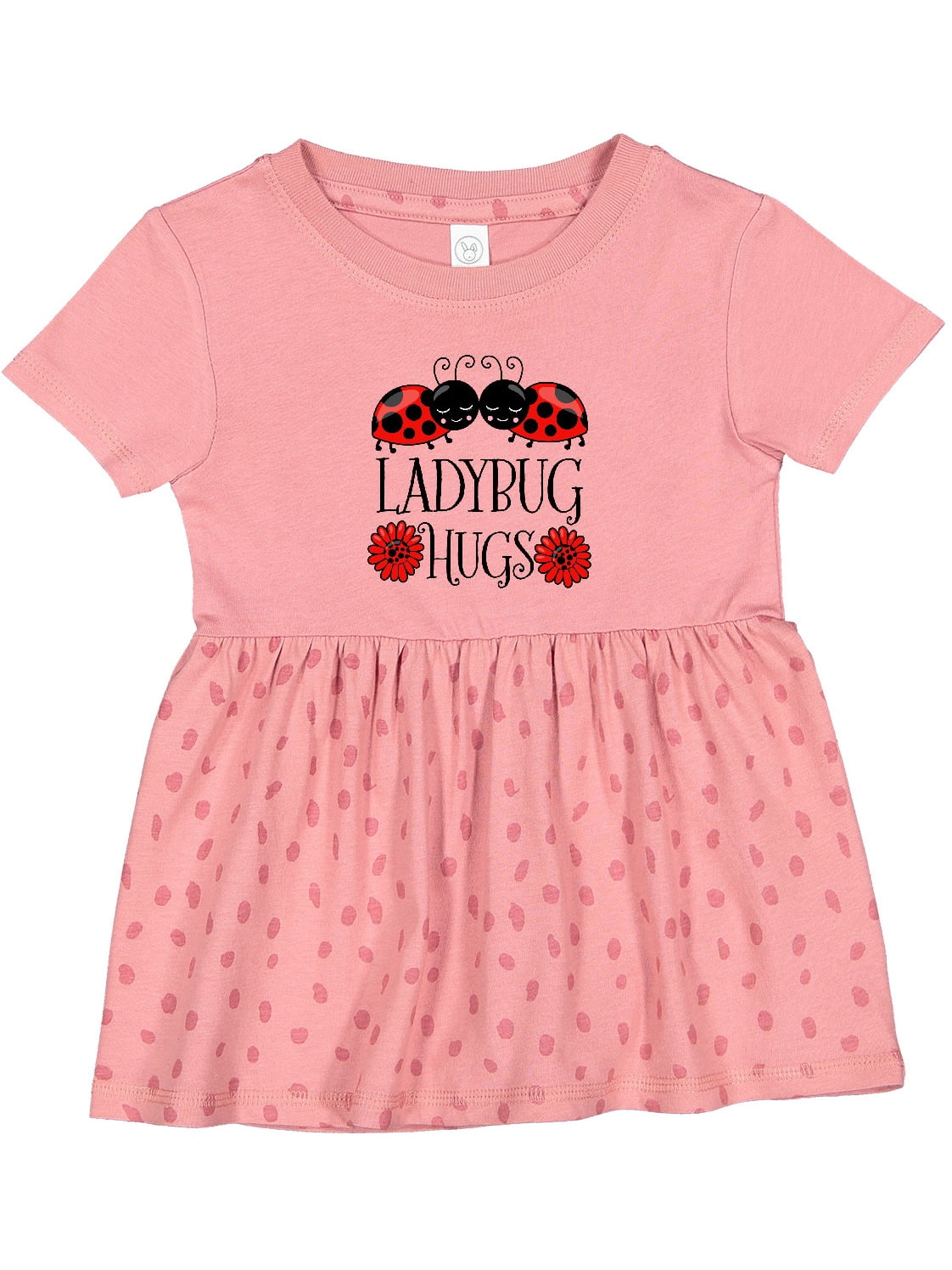 pink ladybug dress Topvintage Boutique Collection Topvintage exclusive ~ Angie Ladybug Swing Dress in Pink