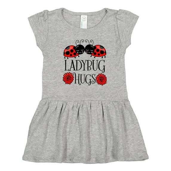 Inktastic Ladybug Hugs Cute Pair of Ladybugs Girls Toddler Dress