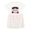 thumbnail image 1 of Inktastic Ladybug Hugs Cute Pair of Ladybugs Girls Toddler Dress, 1 of 5