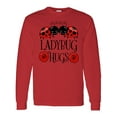 thumbnail image 1 of Inktastic Ladybug Hugs Cute Pair of Ladybugs Long Sleeve T-Shirt, 1 of 5