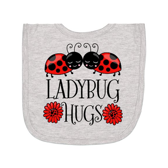 Inktastic Ladybug Hugs Cute Pair of Ladybugs Newborn Bib