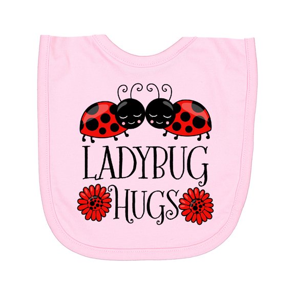 Inktastic Ladybug Hugs Cute Pair of Ladybugs Newborn Bib