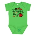 thumbnail image 1 of Inktastic Ladybug Hugs with Cute Ladybug and Flowers Boys or Girls Baby Bodysuit, 1 of 5