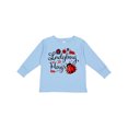 thumbnail image 1 of Inktastic Ladybug Hugs with Cute Ladybug and Flowers Boys or Girls Long Sleeve Toddler T-Shirt, 1 of 5