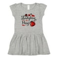 thumbnail image 1 of Inktastic Ladybug Hugs with Cute Ladybug and Flowers Girls Toddler Dress, 1 of 5