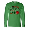 thumbnail image 1 of Inktastic Ladybug Hugs with Cute Ladybug and Flowers Long Sleeve T-Shirt, 1 of 5