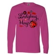 thumbnail image 1 of Inktastic Ladybug Hugs with Cute Ladybug and Flowers Long Sleeve T-Shirt, 1 of 5