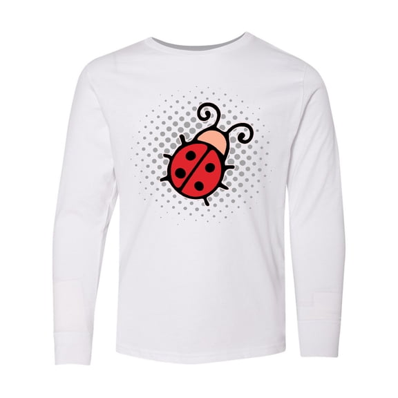 Inktastic Ladybug Lover Long Sleeve Youth T-Shirt