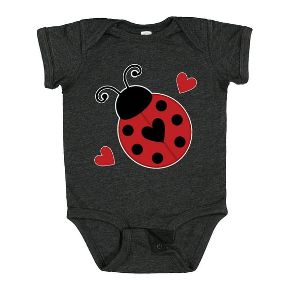 Inktastic Ladybug Lover Red and Black Girls Baby Bodysuit