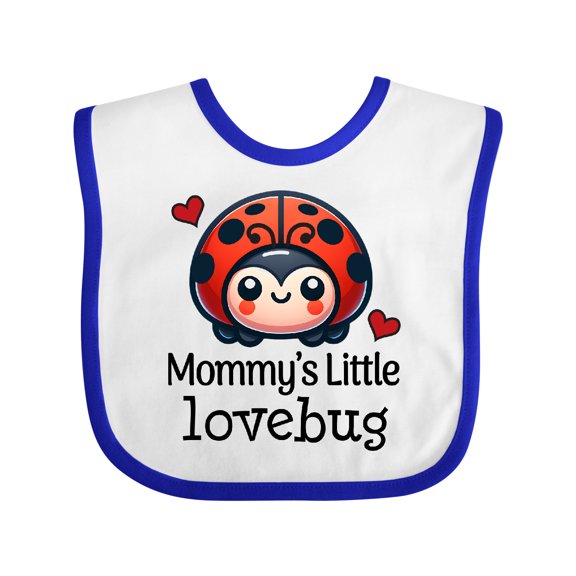 Inktastic Ladybug Mommys Little Lovebug Boys or Girls Baby Bib