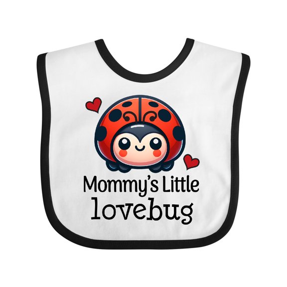Inktastic Ladybug Mommys Little Lovebug Boys or Girls Baby Bib