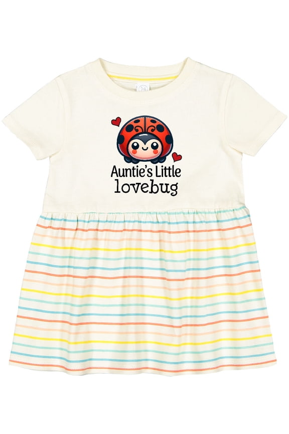 Ladybug Niece Aunties Little Lovebug Girls Baby Dress