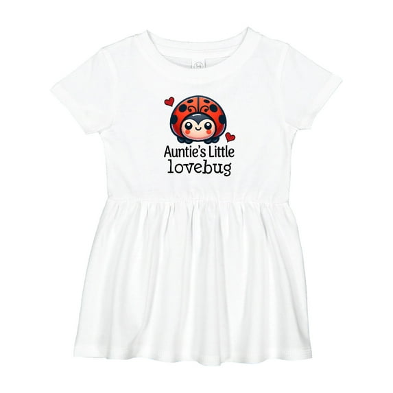 Inktastic Ladybug Niece Aunties Little Lovebug Girls Baby Dress