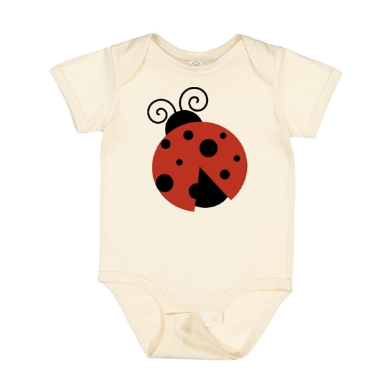 Inktastic Ladybug, Red Ladybug, Cute Ladybug, Ladybird Girls Baby Bodysuit