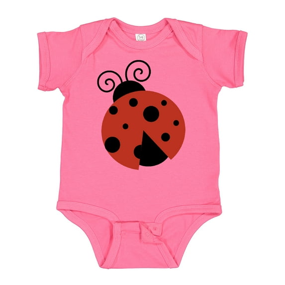 Inktastic Ladybug, Red Ladybug, Cute Ladybug, Ladybird Girls Baby Bodysuit