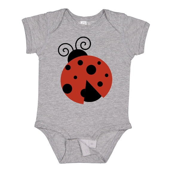 Inktastic Ladybug, Red Ladybug, Cute Ladybug, Ladybird Girls Baby Bodysuit