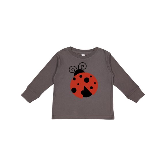 Inktastic Ladybug, Red Ladybug, Cute Ladybug, Ladybird Girls Long Sleeve Toddler T-Shirt