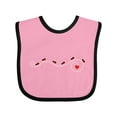 thumbnail image 1 of Inktastic Ladybug Trail Girls Baby Bib, 1 of 4
