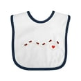 thumbnail image 1 of Inktastic Ladybug Trail Girls Baby Bib, 1 of 4